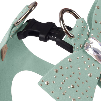 Silver Stardust Tail Bow Step In Harness-Pretty Pastels