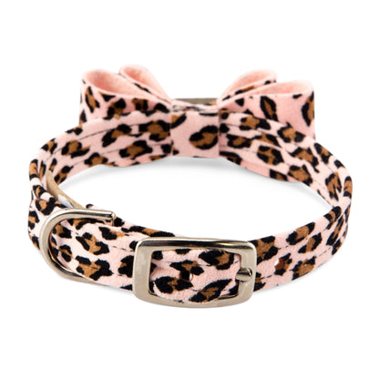 Cheetah Couture Big Bow Collar