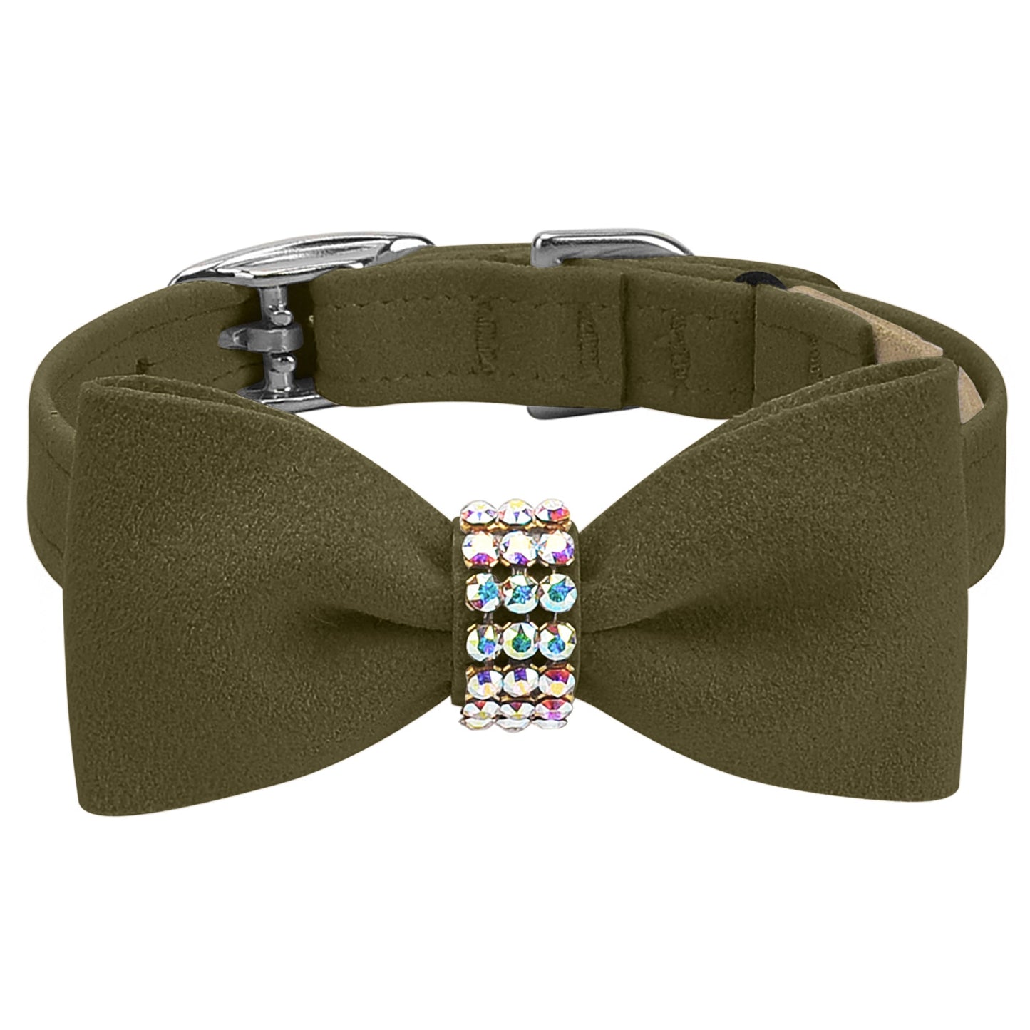 Aurora Borealis Giltmore Bow Tie 1/2" Cat Collar