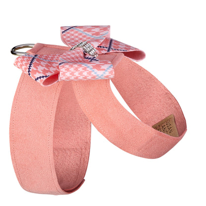 PeachesNCream Glen Houndstooth Nouveau Bow Tinkie Harness