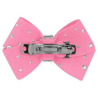 Nouveau Bow Hair Bow with Silver Stardust