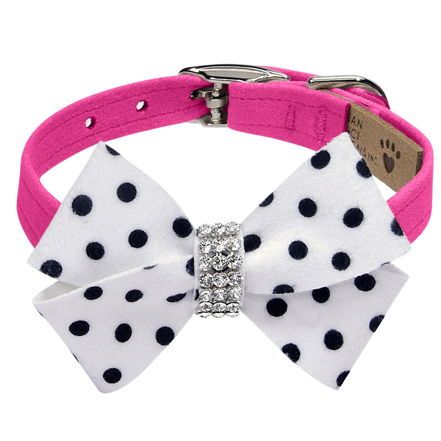 Polka Dot Nouveau Bow Collar