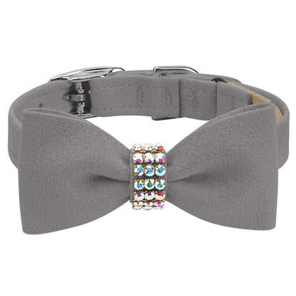 Aurora Borealis Giltmore Bow Tie 1/2" Cat Collar