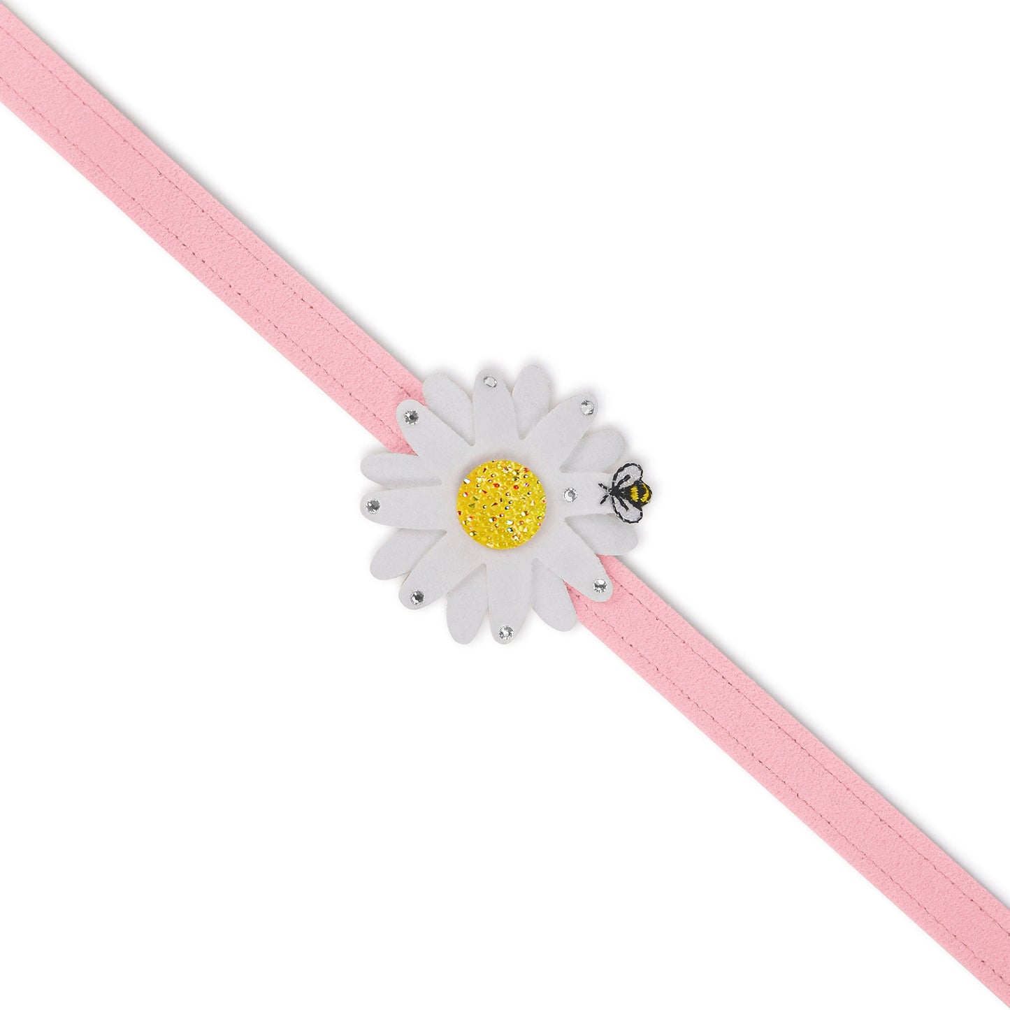 Large Daisy with AB Crystal Stellar Center Leash