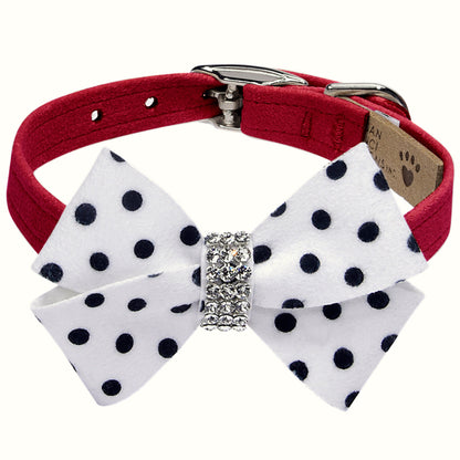 Polka Dot Nouveau Bow Collar