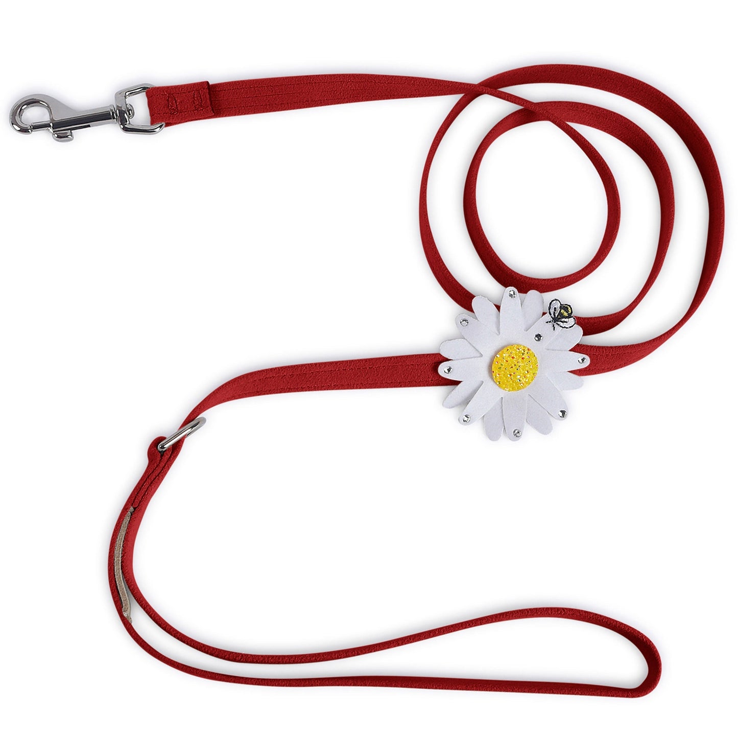 Large Daisy with AB Crystal Stellar Center Leash