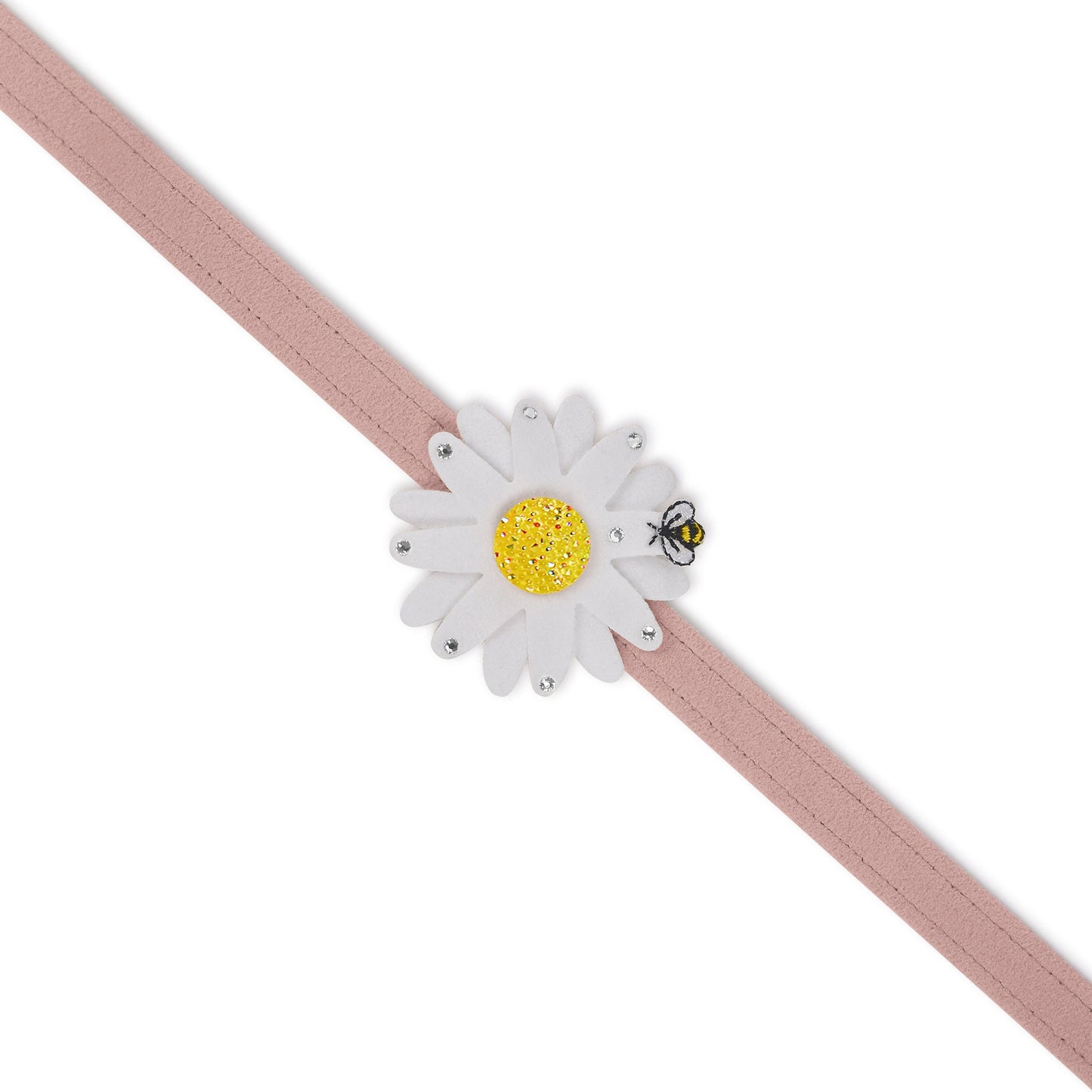 Large Daisy with AB Crystal Stellar Center Leash