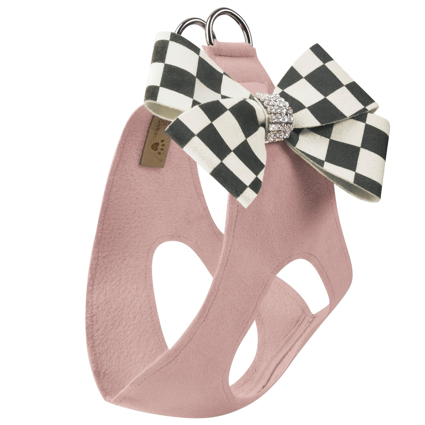 Windsor Check Nouveau Bow Step In Harness- Classic Neutrals