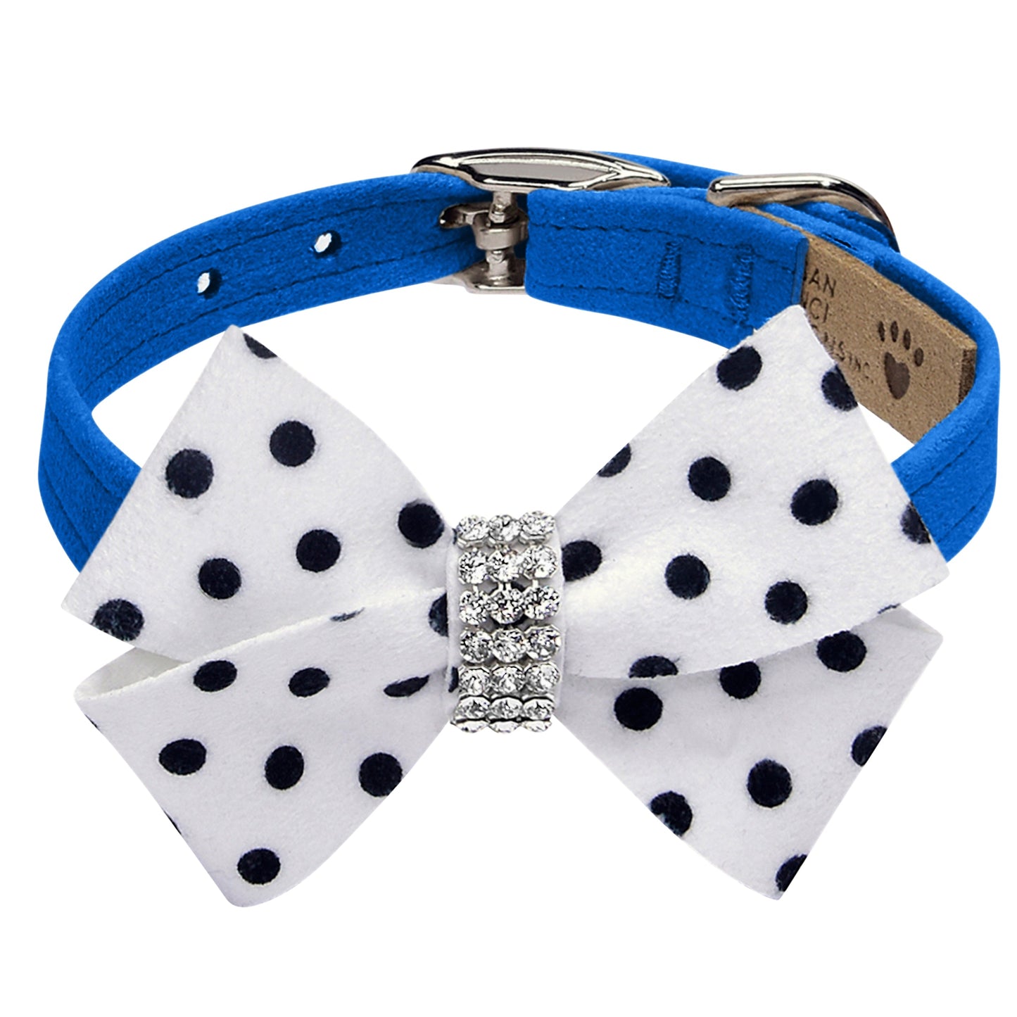 Polka Dot Nouveau Bow Collar