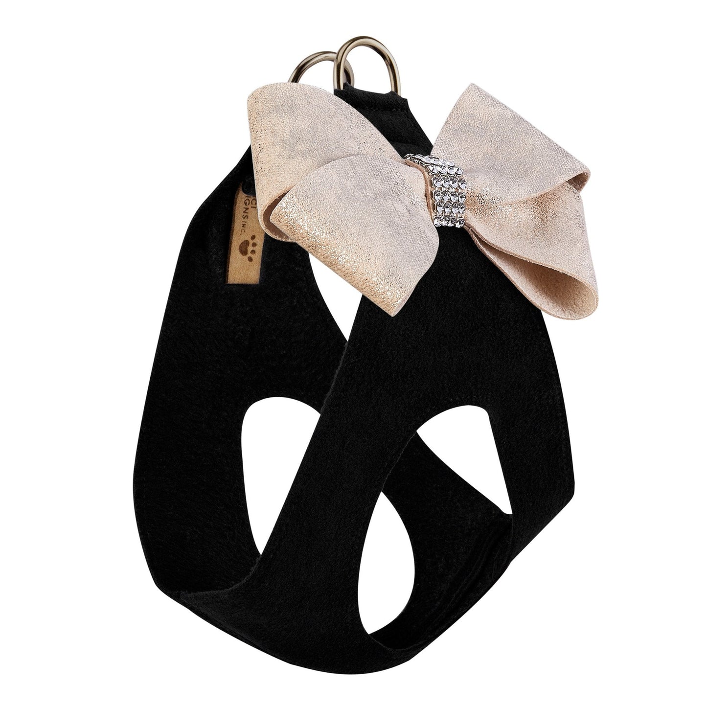 Champagne Glitzerati Nouveau Bow Step In Harness
