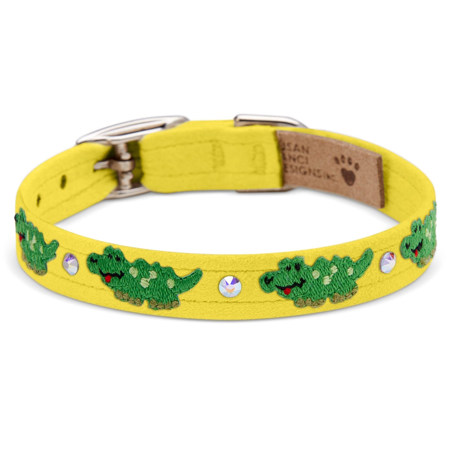 Embroidered Alligators Collar