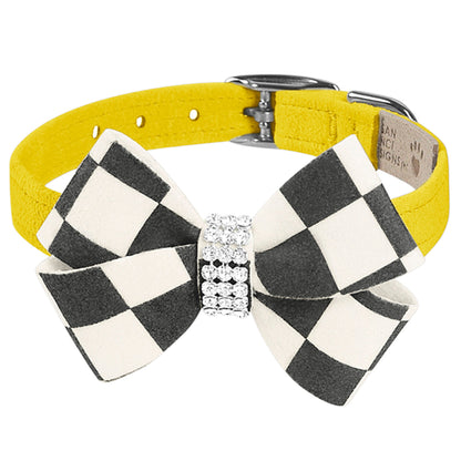 Windsor Check Nouveau Bow Collar