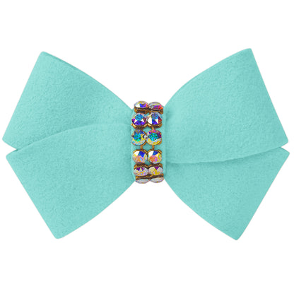 Nouveau Bow Hair Bow with Aurora Borealis Giltmore