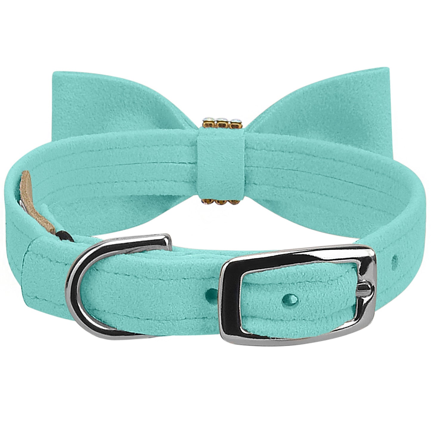 Aurora Borealis Giltmore Bow Tie 1/2" Cat Collar