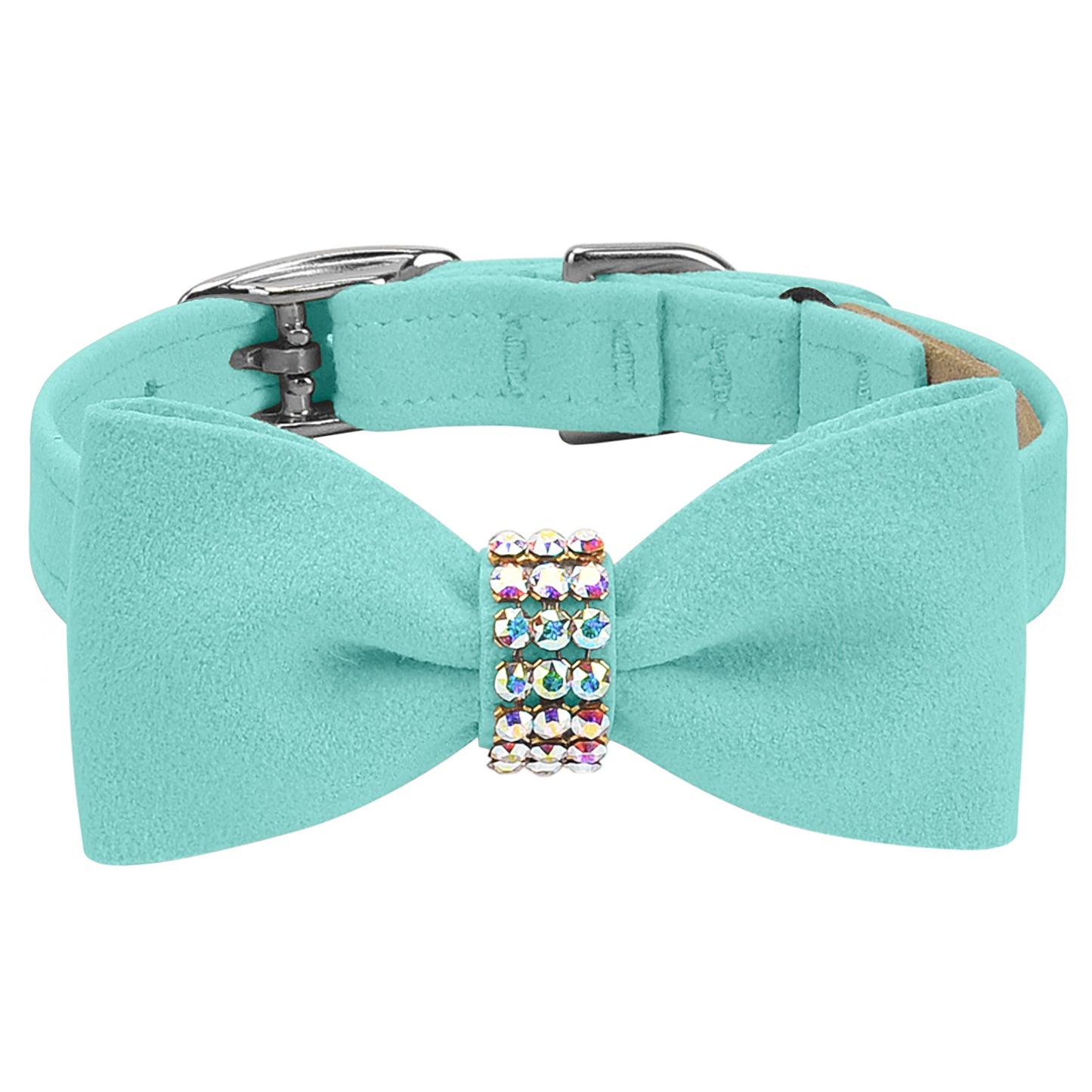 Aurora Borealis Giltmore Bow Tie 1/2" Cat Collar