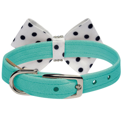 Polka Dot Nouveau Bow Collar