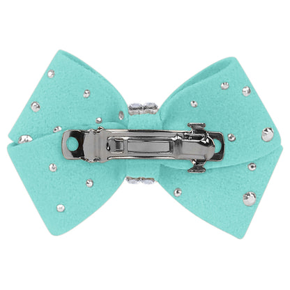 Nouveau Bow Hair Bow with Silver Stardust