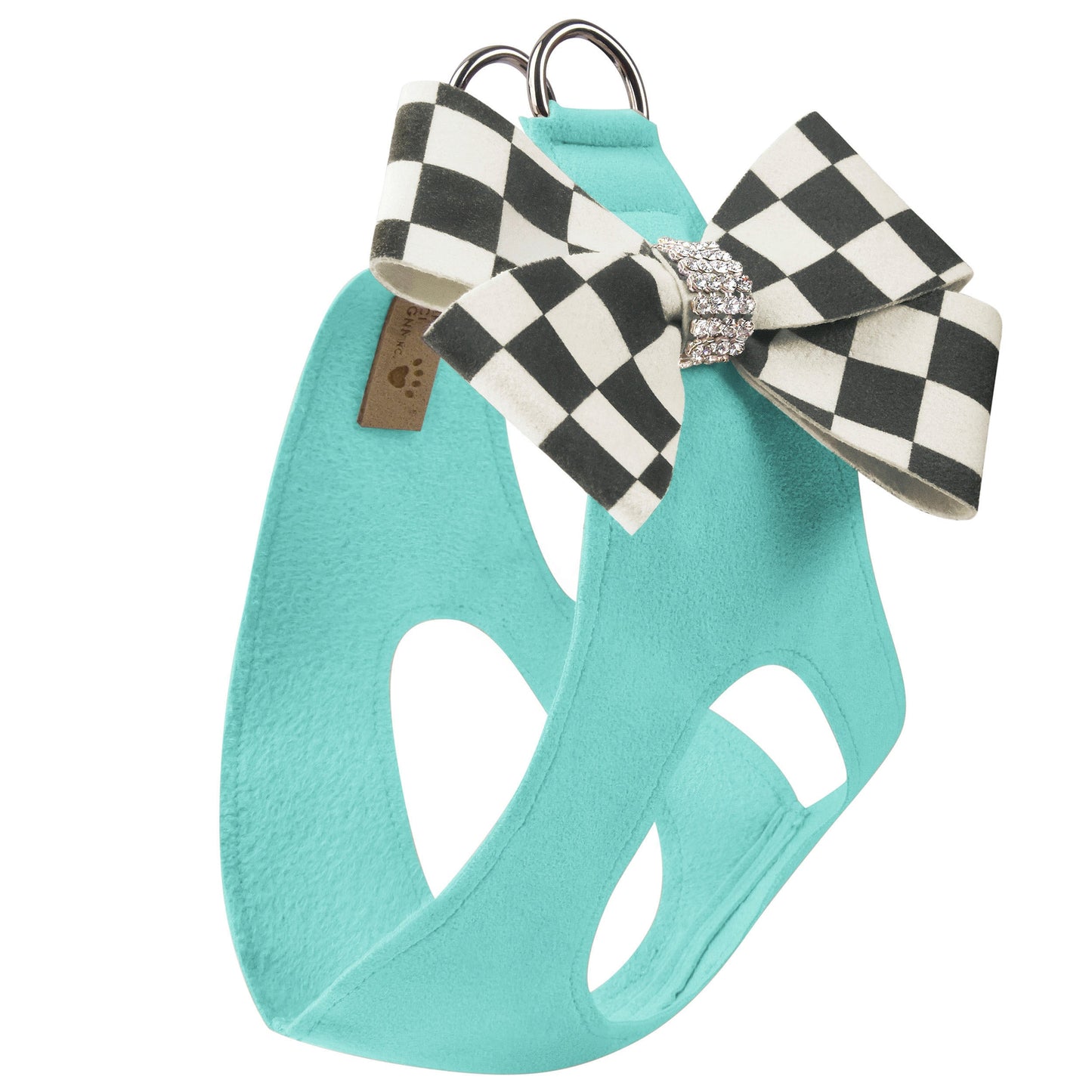 Windsor Check Nouveau Bow Step In Harness-Pretty Pastels