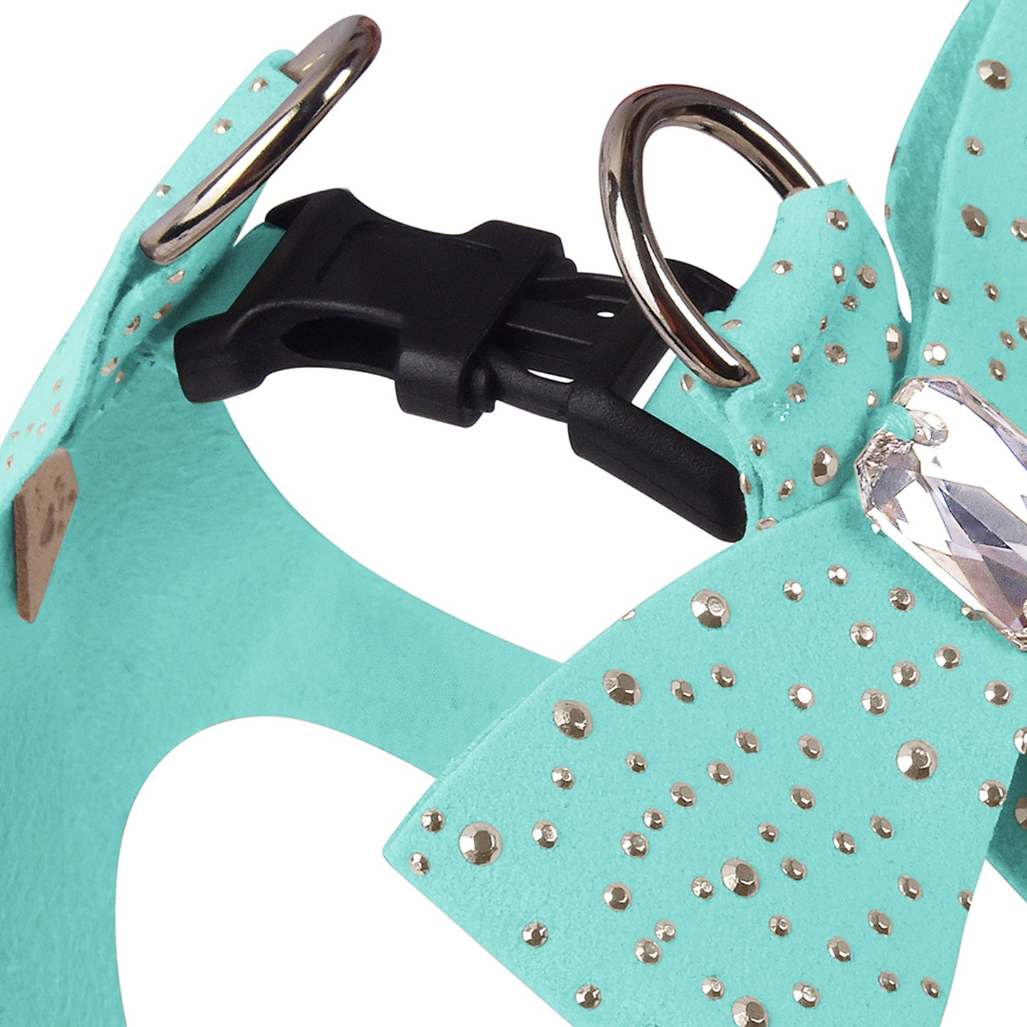 Silver Stardust Tail Bow Step In Harness-Pretty Pastels