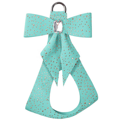 Silver Stardust Tail Bow Step In Harness-Pretty Pastels