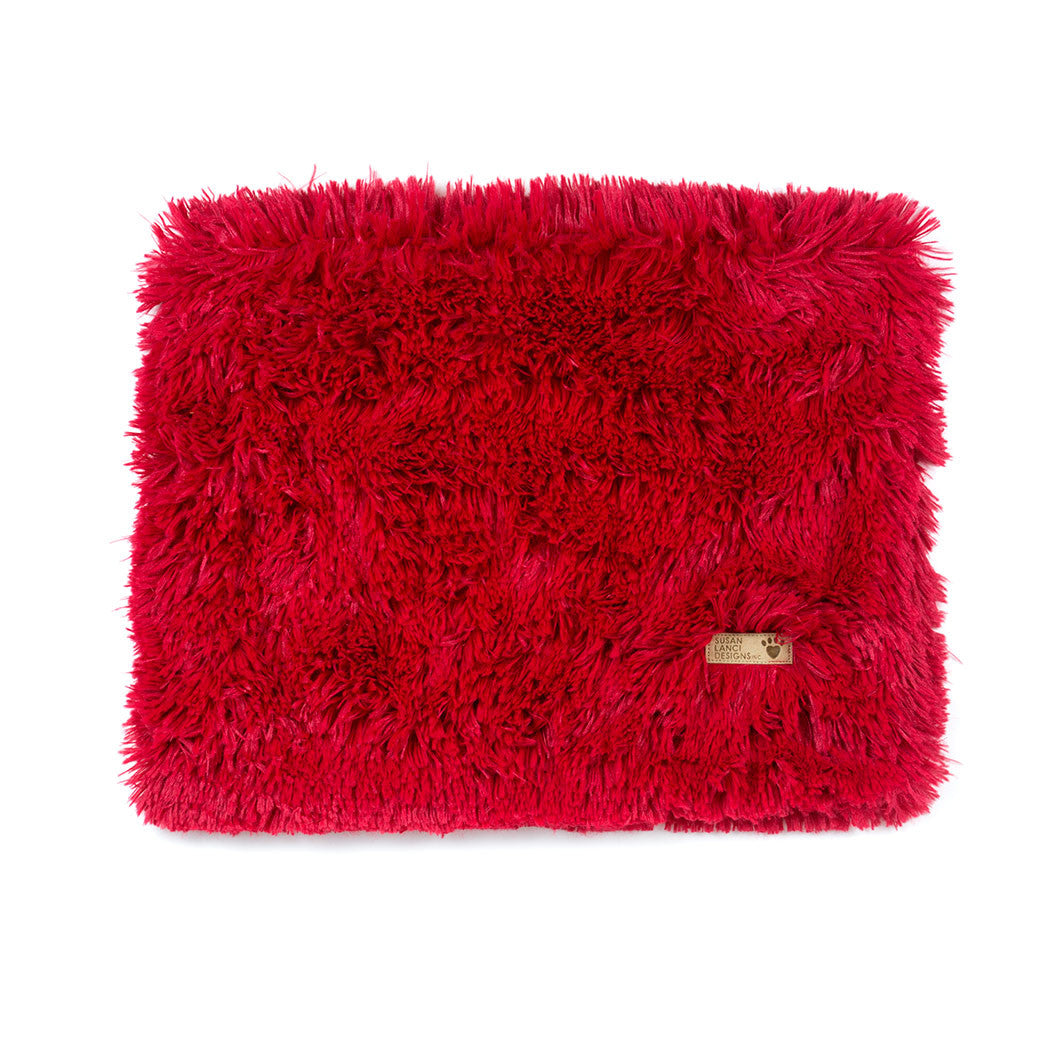 Red Shag Blanket